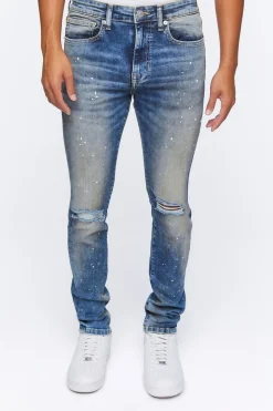 Paint Splatter Skinny Jeans