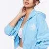 Palm Beach Graphic Zip-Up Hoodie
