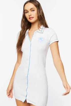 Palm Beach Leisure Club Graphic Mini Dress