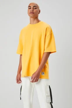 Palm Tree Patch Short-Sleeve Sweatshirt