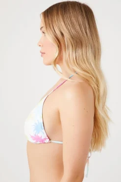 Palm Tree Print Bikini Top