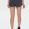 Paperbag Denim Shorts
