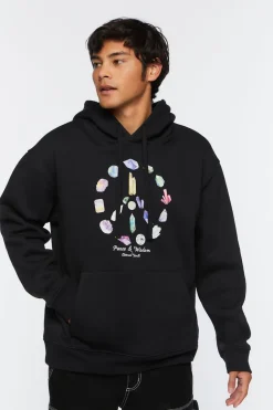 Peace & Wisdom Graphic Hoodie