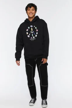 Peace & Wisdom Graphic Hoodie
