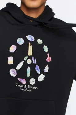 Peace & Wisdom Graphic Hoodie