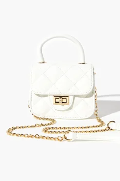 Pebbled Vinyl Mini Crossbody Bag