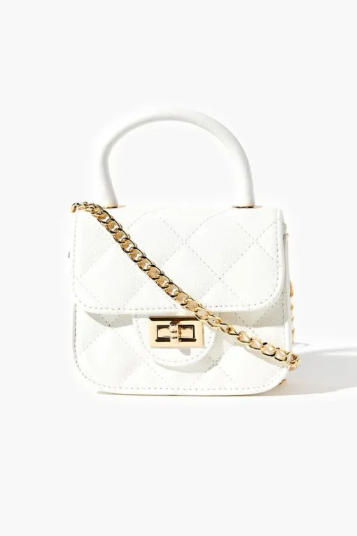 Pebbled Vinyl Mini Crossbody Bag