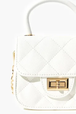 Pebbled Vinyl Mini Crossbody Bag