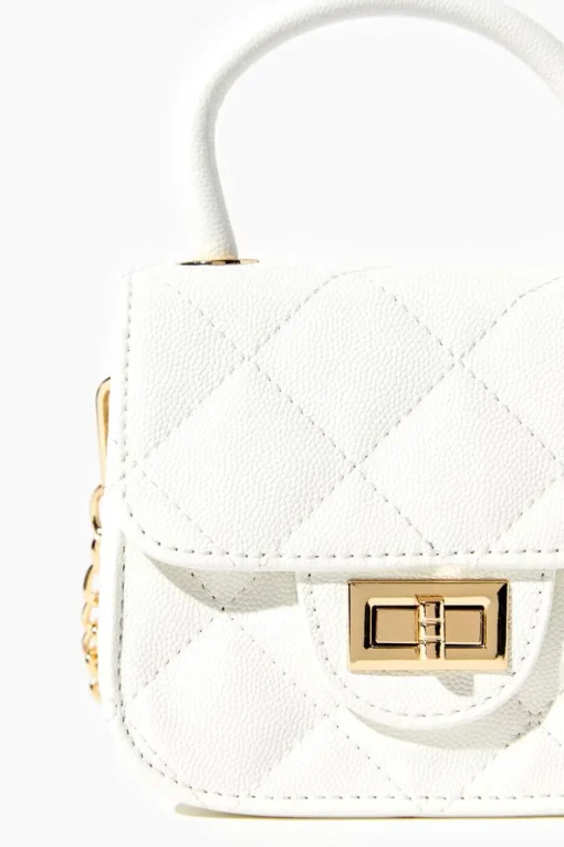 Pebbled Vinyl Mini Crossbody Bag