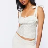 Perforated Tie-Strap Cami