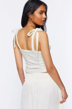 Perforated Tie-Strap Cami