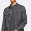 Pinstriped Long-Sleeve Shirt