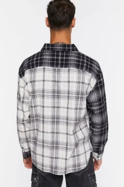 Plaid Button-Front Shirt
