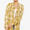 Plaid Button-Up Shacket