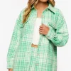 Plaid Longline Shacket