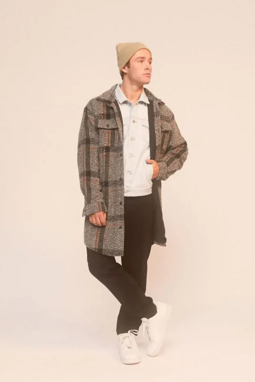 Plaid Longline Shacket