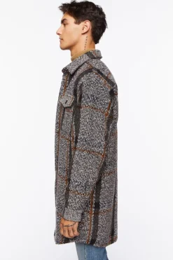 Plaid Longline Shacket