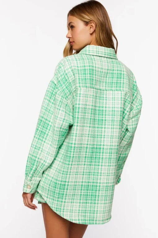 Plaid Longline Shacket