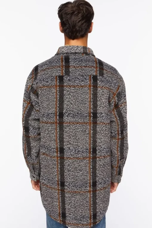 Plaid Longline Shacket