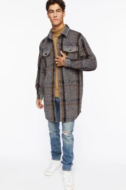 Plaid Longline Shacket