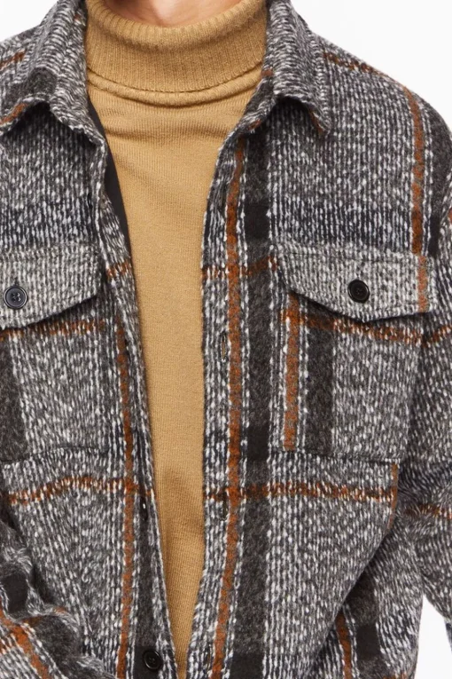 Plaid Longline Shacket
