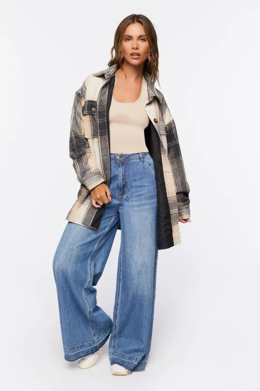 Plaid Oversized Shacket