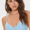 Plaid Sheer Mesh Bralette