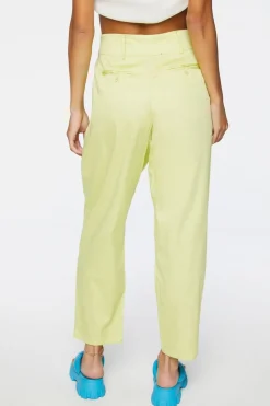 Pleated High-Rise Pants