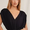 Plunge-Back Chain Bodysuit