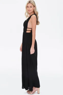 Plunging Maxi Dress