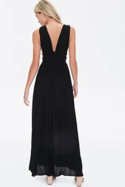 Plunging Maxi Dress