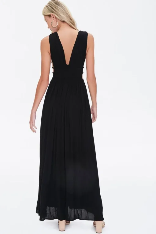 Plunging Maxi Dress