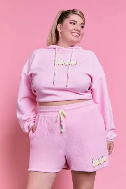 Plus Size Barbie™ Graphic Sweatshorts