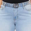 Plus Size Transparent Vinyl Belt