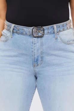 Plus Size Transparent Vinyl Belt