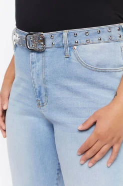 Plus Size Transparent Vinyl Belt