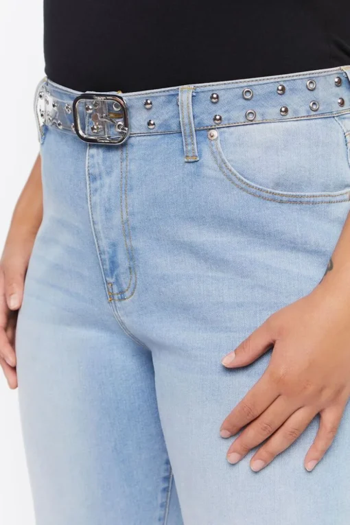 Plus Size Transparent Vinyl Belt