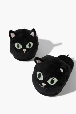 Plush Cat House Slippers