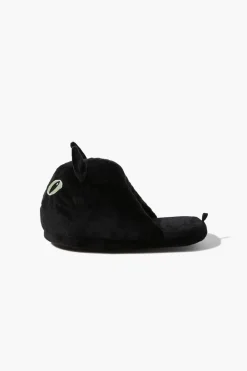 Plush Cat House Slippers