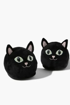 Plush Cat House Slippers