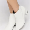 Pointed Toe Block Heel Booties