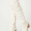 Pointed Toe Knee-High Boots
