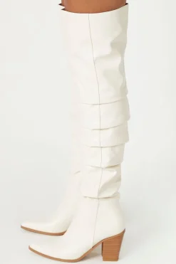 Pointed Toe Knee-High Boots