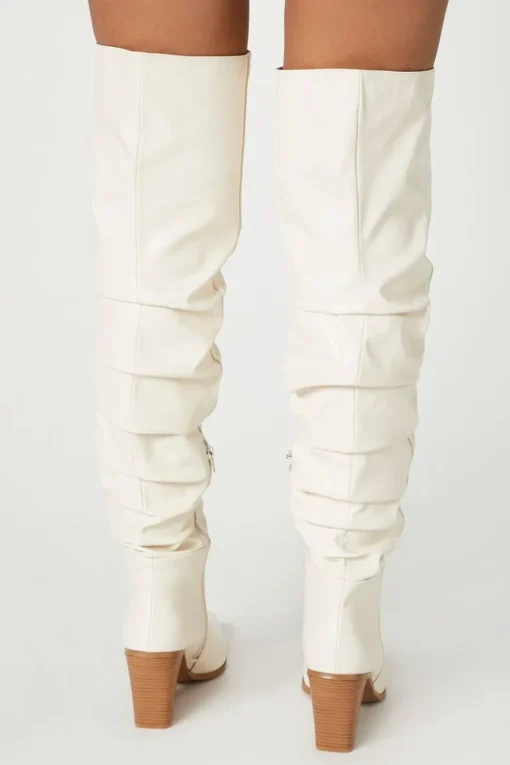 Pointed Toe Knee-High Boots