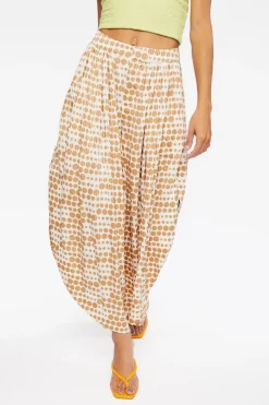 Polka Dot Print Palazzo Pants