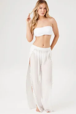 Pom Pom Swim Cover-Up Pants