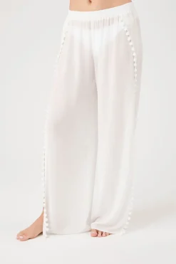 Pom Pom Swim Cover-Up Pants