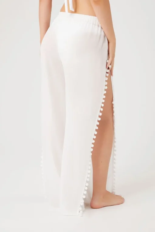 Pom Pom Swim Cover-Up Pants