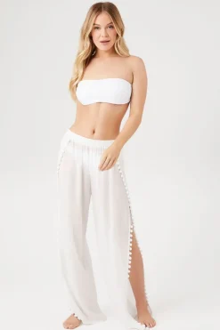 Pom Pom Swim Cover-Up Pants