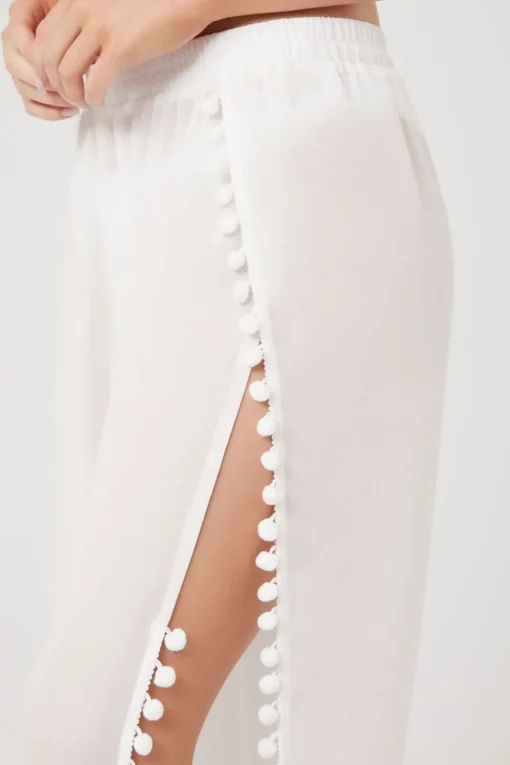 Pom Pom Swim Cover-Up Pants